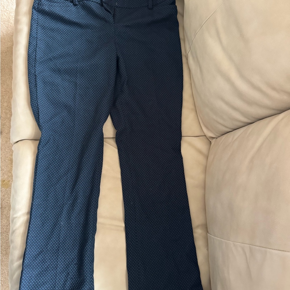 Express Columnist Size 25 blue and black patterned pants